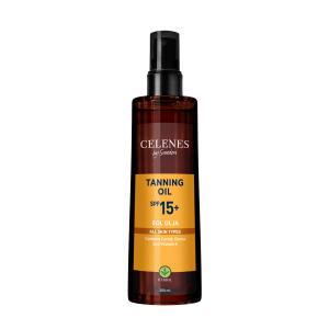 Celenes by Sweden Herbal Tanning Oil Bronzlaştırıcı Güneş Yağı SPF15+ 200 ml