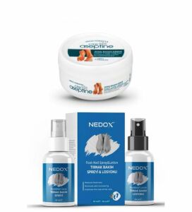 Cire Aseptine Ayak Kremi 150 ml + Nedox Tırnak Bakım Spreyi ve Losyonu 50 ml + 50 ml