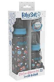 Babysoft İkili Cam Biberon 250 + 125 ml + Emzik Hediyeli Set