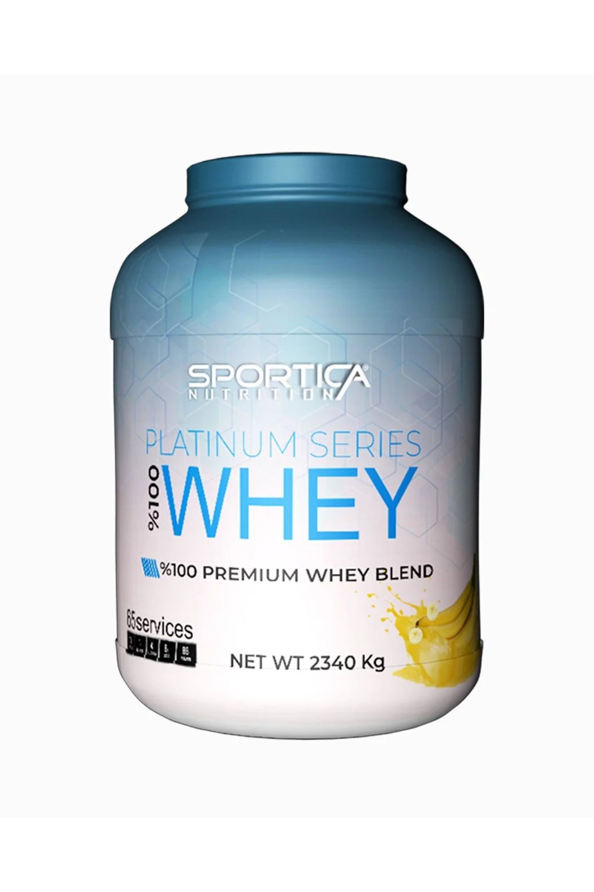 Sportica Nutrition Whey Protein Platinium Series 2340 gr Muz