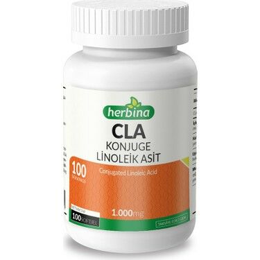 Herbina CLA Konjuge Linoleik Asit 1000 mg 100 Softjel
