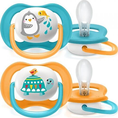 Philips Avent SCF080/07 Ultra Air Animals Emzik 6-18 Ay Erkek 2'li