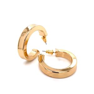 Chn-1017-16 Vintage Halka Küpe Gold