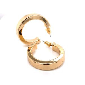 Chn-1017-16 Vintage Halka Küpe Gold