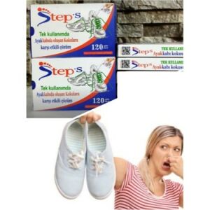 Step's Ayakkabı Koku Önleyici 12 gr 4'lü 24 Paket Stantsız