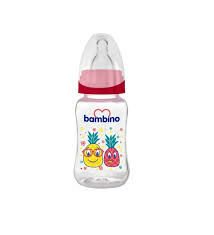 Bambino Düz PP Biberon 150 ml - Kırmızı