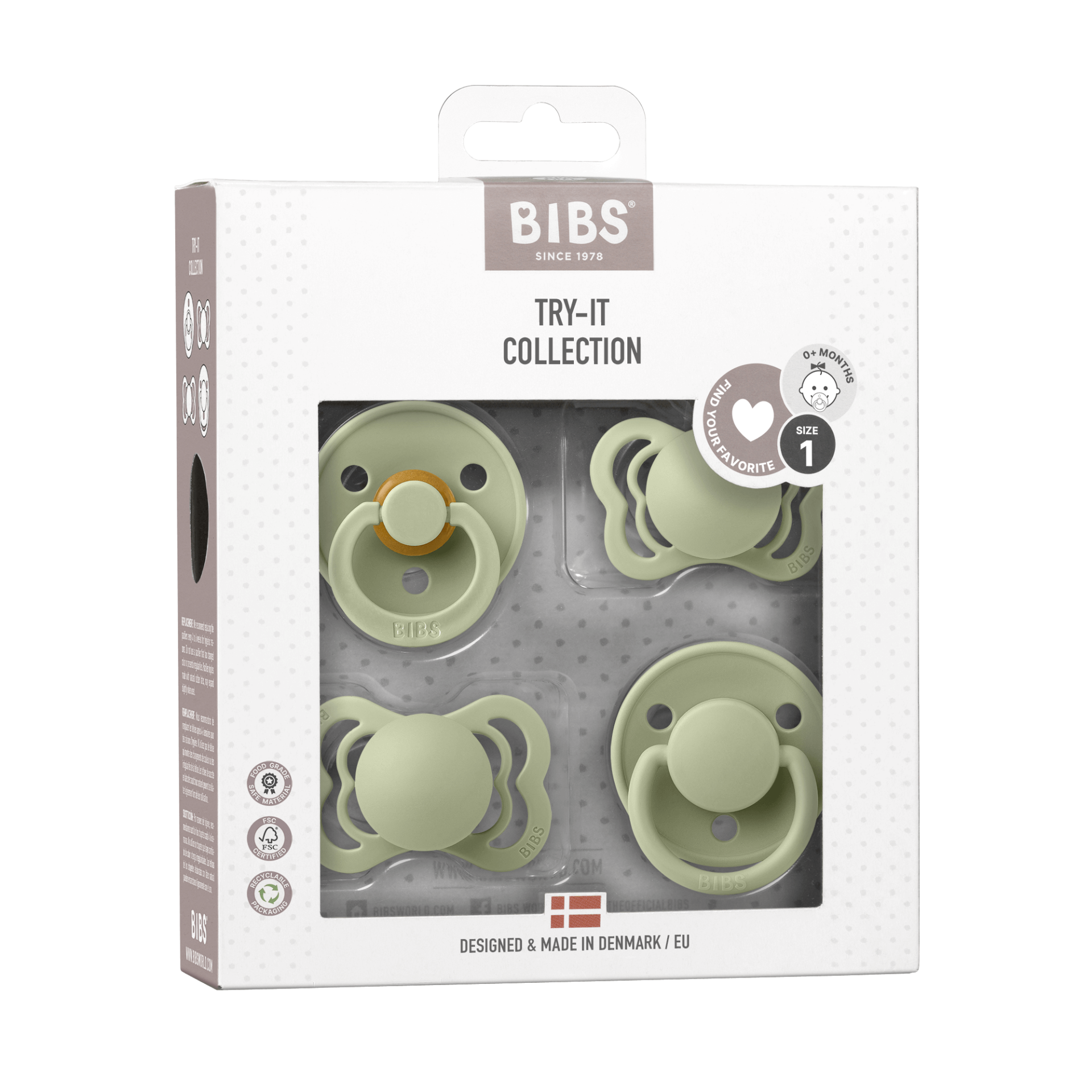 Bibs Try It Emzik Seti - Sage