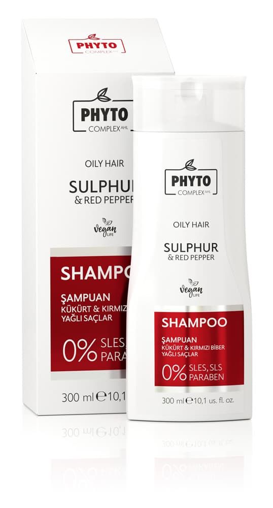 PhytoComplex AHL Kükürt & Kırmızı Biber Şampuan, 300 ml