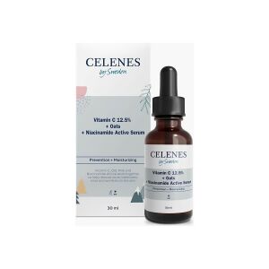 Celenes by Sweden Vitamin C + Oats + Niacinamide Active Cilt Bakım Serumu 30 ml