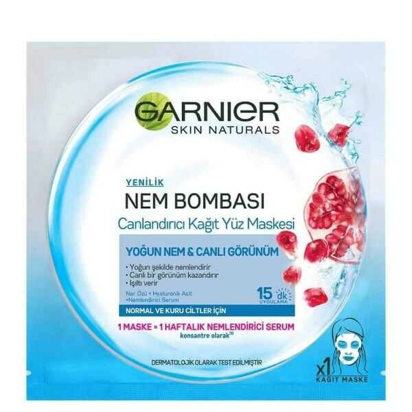 Garnier Nem Bombası Canlandırıcı Kağıt Maske 32 gr