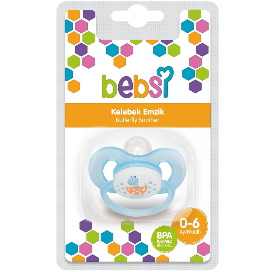 Bebsi 583 Kelebek Desenli Emzik No: 1