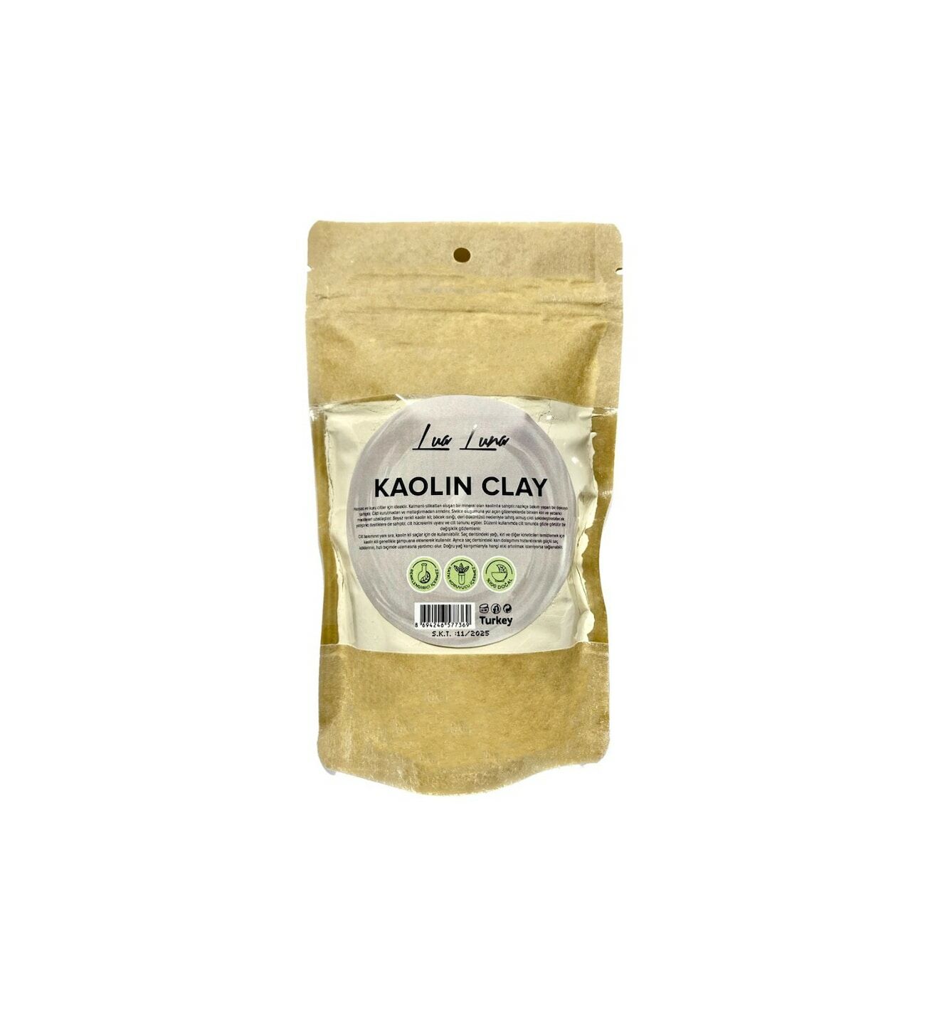 Lua Luna Kaolin Clay Toz Kil Maskesi 250 gr
