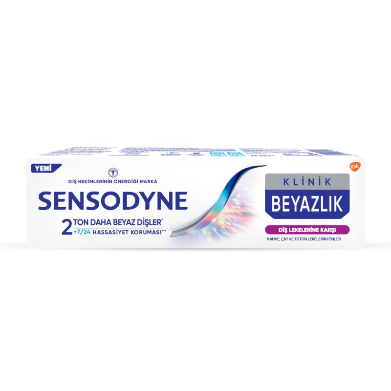 Sensodyne Klınık Beyazlık Dıs Lekelerıne Karsı Macun 75 Ml