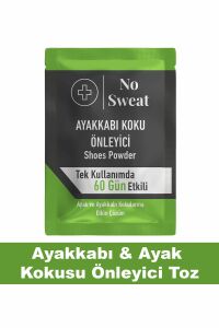 No Sweat Ayakkabı Ayak Kokusu Önleyici Toz  60 Güne Kadar Etkili 125 gr - 10'lu