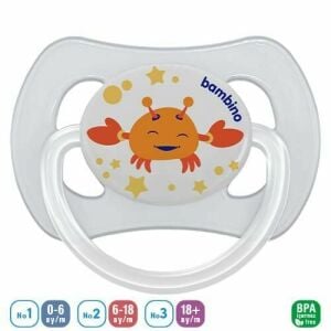 Bambino 2510 Desenli Kelebek Damaklı Emzik 18+ Ay