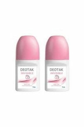 Deotak Roll-On Deodorant Invisible Women 35 ml - 2 Adet