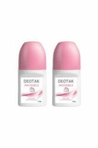 Deotak Roll-On Deodorant Invisible Women 35 ml - 2 Adet