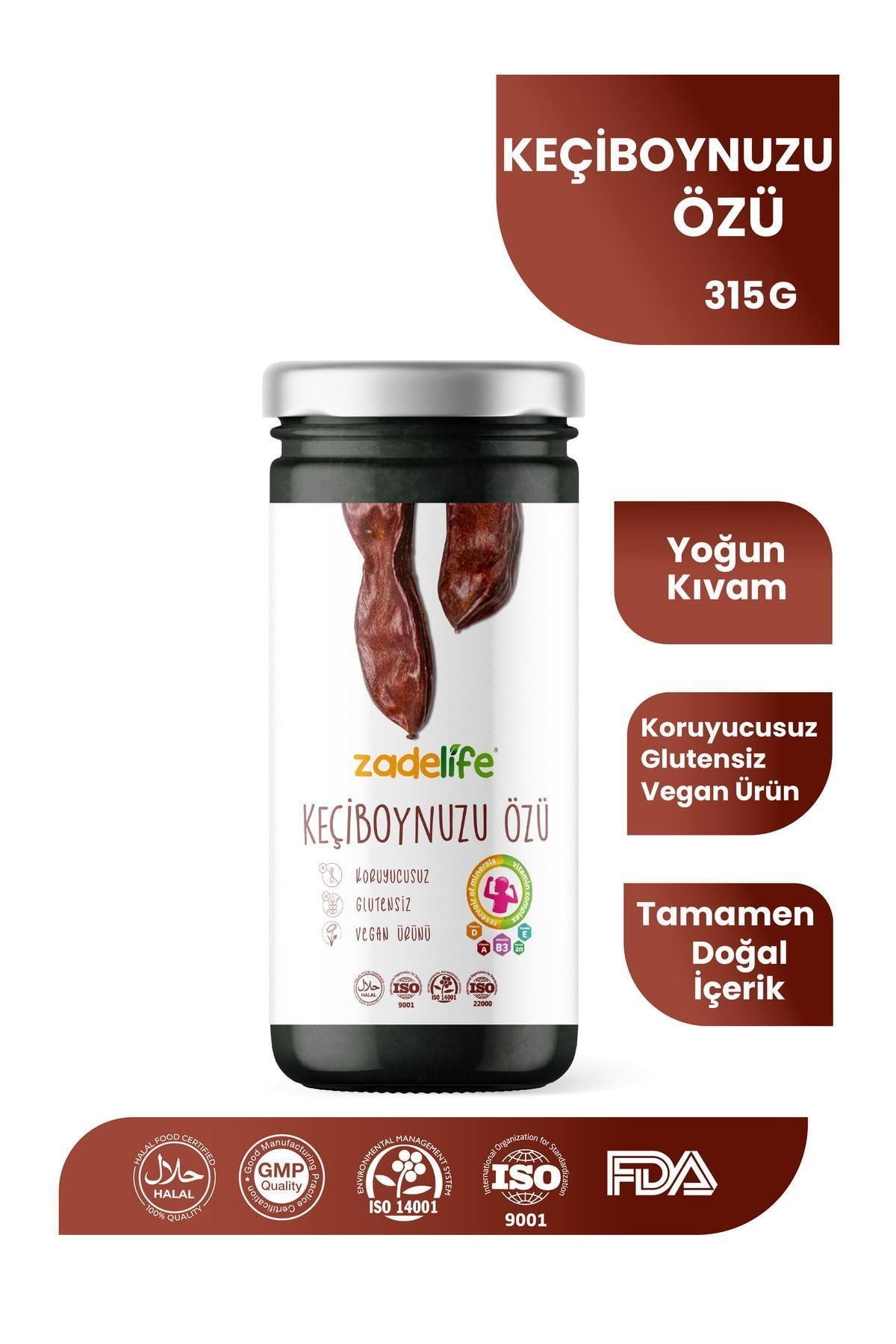 Zadelife Keçiboynuzu Özü 315 gr