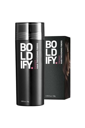 Boldify Saç Dolgunlaştırıcı Fiber Topik Tozu Açık Kahve Hair Building Fibers - 28 gr