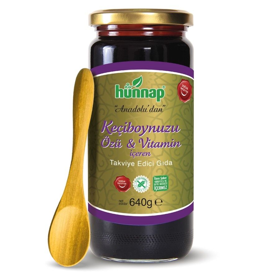 Hünnap Keçiboynuzu Özü Takviye Edici Gıda 640 gr