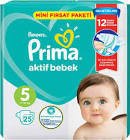 Prima Aktif Bebek 5 Numara Standart Paket 25'li