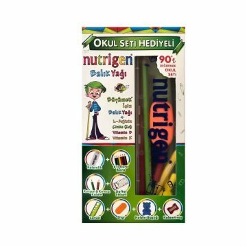 Nutrigen Balık Yağı Şurup 200 ml - Okul Seti Hediyeli