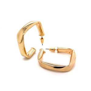 Chn-1017-15 Vintage Halka Küpe Gold