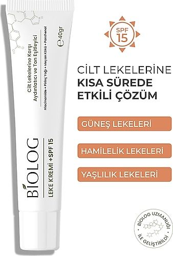 Biozayn Leke Kremi SPF15 50 ml