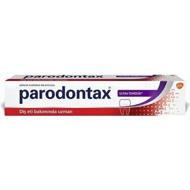 Parodontax Ultra Temizlik Diş Macunu 75 ml + Sensodyne Derin Temizlik Diş Fırçası