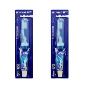 Signal White Now Seyahat Seti - Diş Macunu 16 ml 2 Adet + Diş Fırçası 2 Adet
