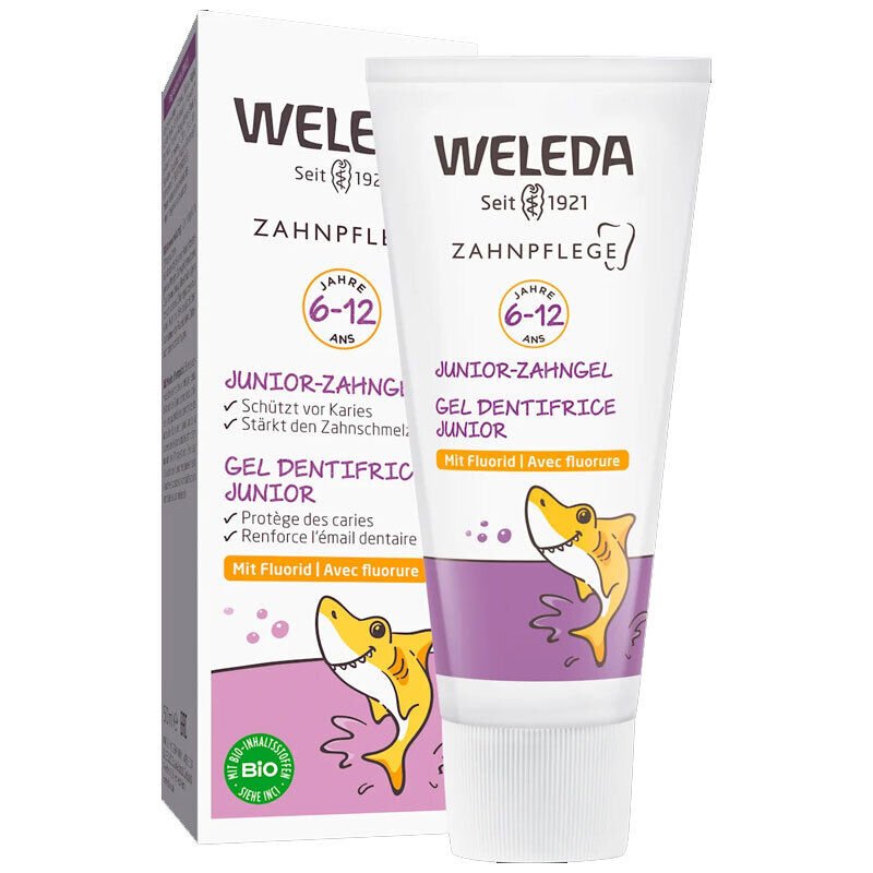 Weleda 6-12 Yaş Çocuklar İçin Florürlü Bitki Özlü Doğal Diş Macunu 50 ml
