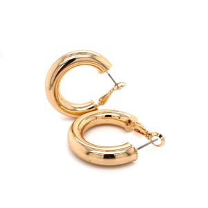 Chn-1017-9 Vintage Halka Küpe Gold