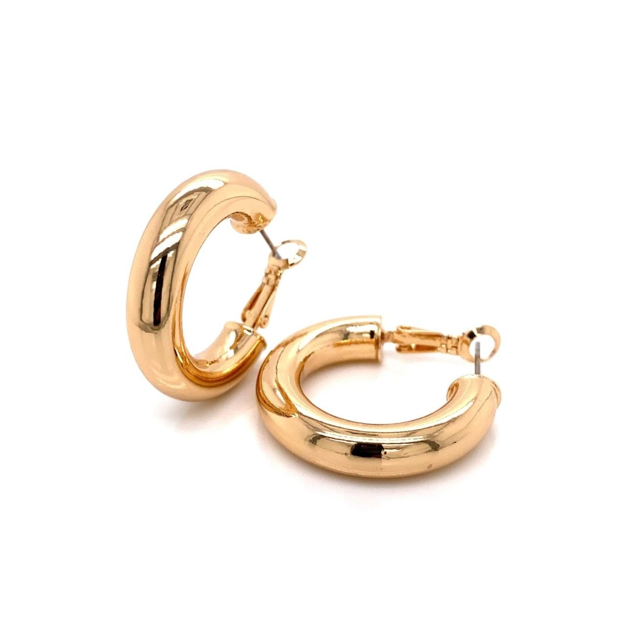Chn-1017-9 Vintage Halka Küpe Gold