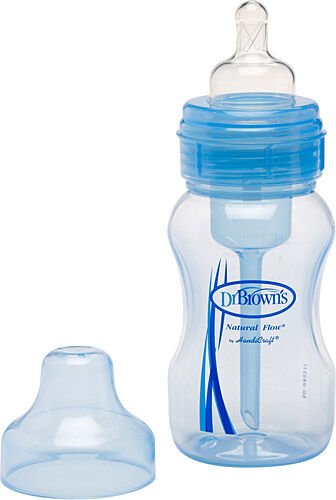 Dr. Brown's Geniş Ağızlı Antikolik PP Biberon 240 ml - pembe