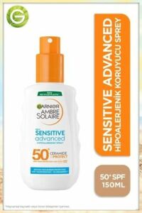 Garnier Sensitive Advanced Spray For Hassas Ciltler Ambre Solaire Garnier SPF50+ 150 ml