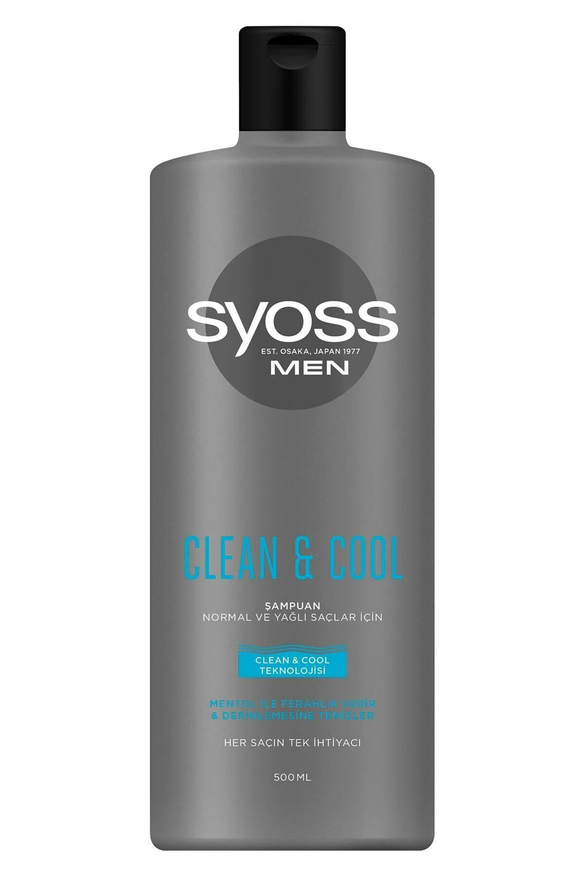 Syoss Clean & Cool Erkek Şampuanı 500 ml