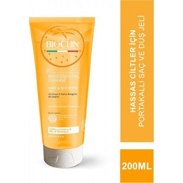 Bioclin Bio-Essential Orange Hair Shower Gel 200 ml