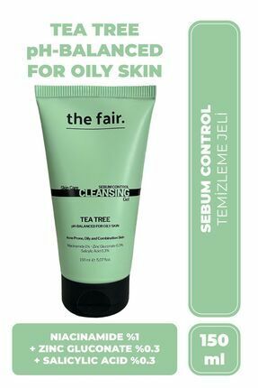 the fair. Çay Ağacı ve Salisilik Asit Çerik Sebum Dengeleten Vegan Yüz Yıkama Jeli 150 ml