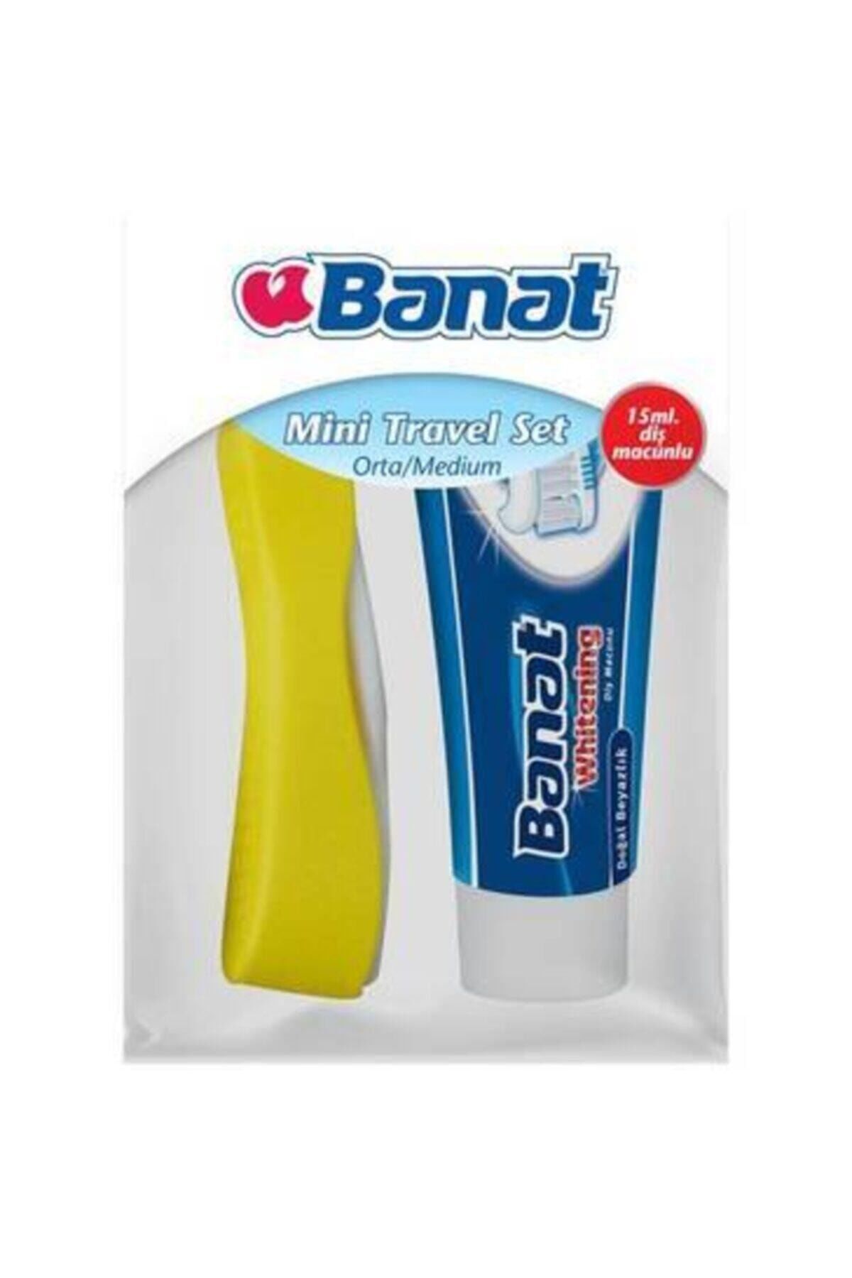 Banat Seyahat Seti - Mini Diş Fırçası + Mini Macun