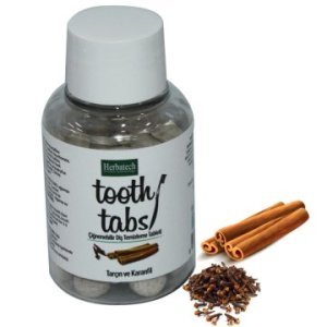 Herbatech Çiğnenebilir Diş Temizleme Tableti-Tarçın ve Karanfil 90 Adet