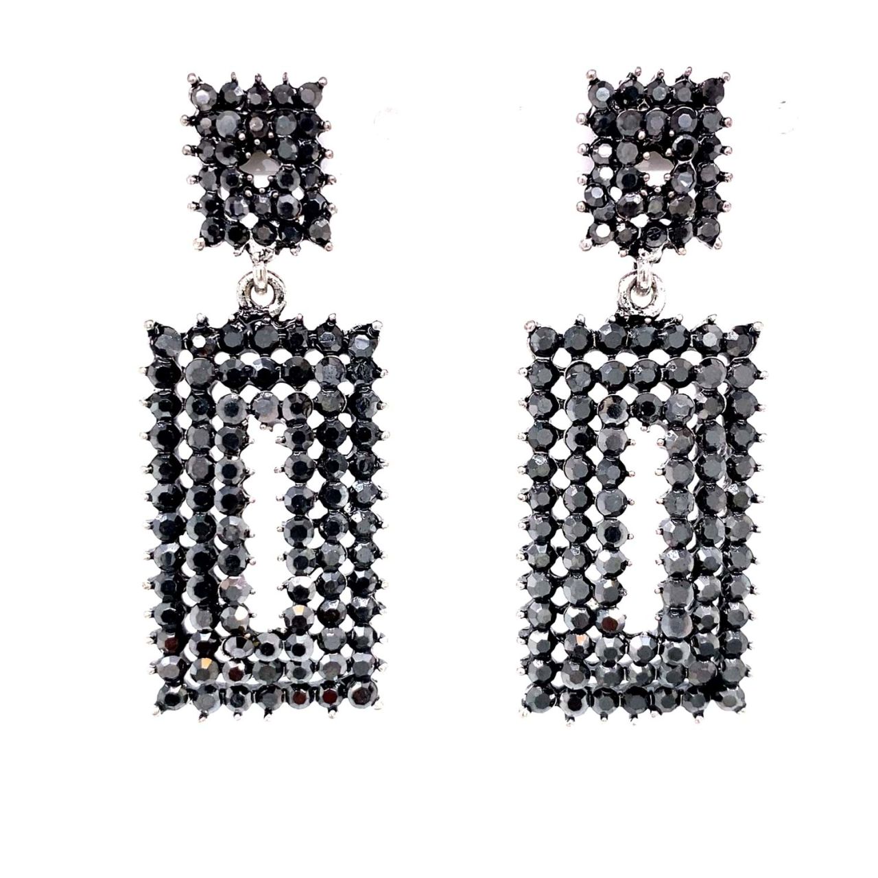 Chn-0164-5 Zara Küpe Eskitme Gümüş