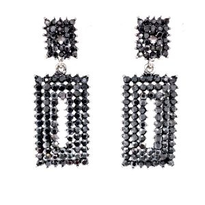 Chn-0164-5 Zara Küpe Eskitme Gümüş