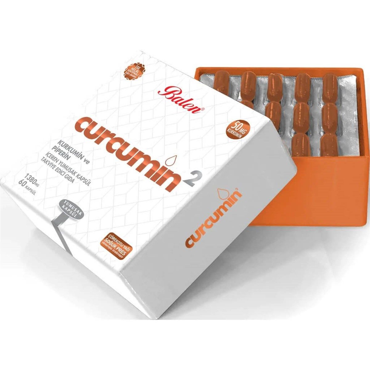 Balen Curcumin-2 Kurkumin ve Piperin 60 Kapsül