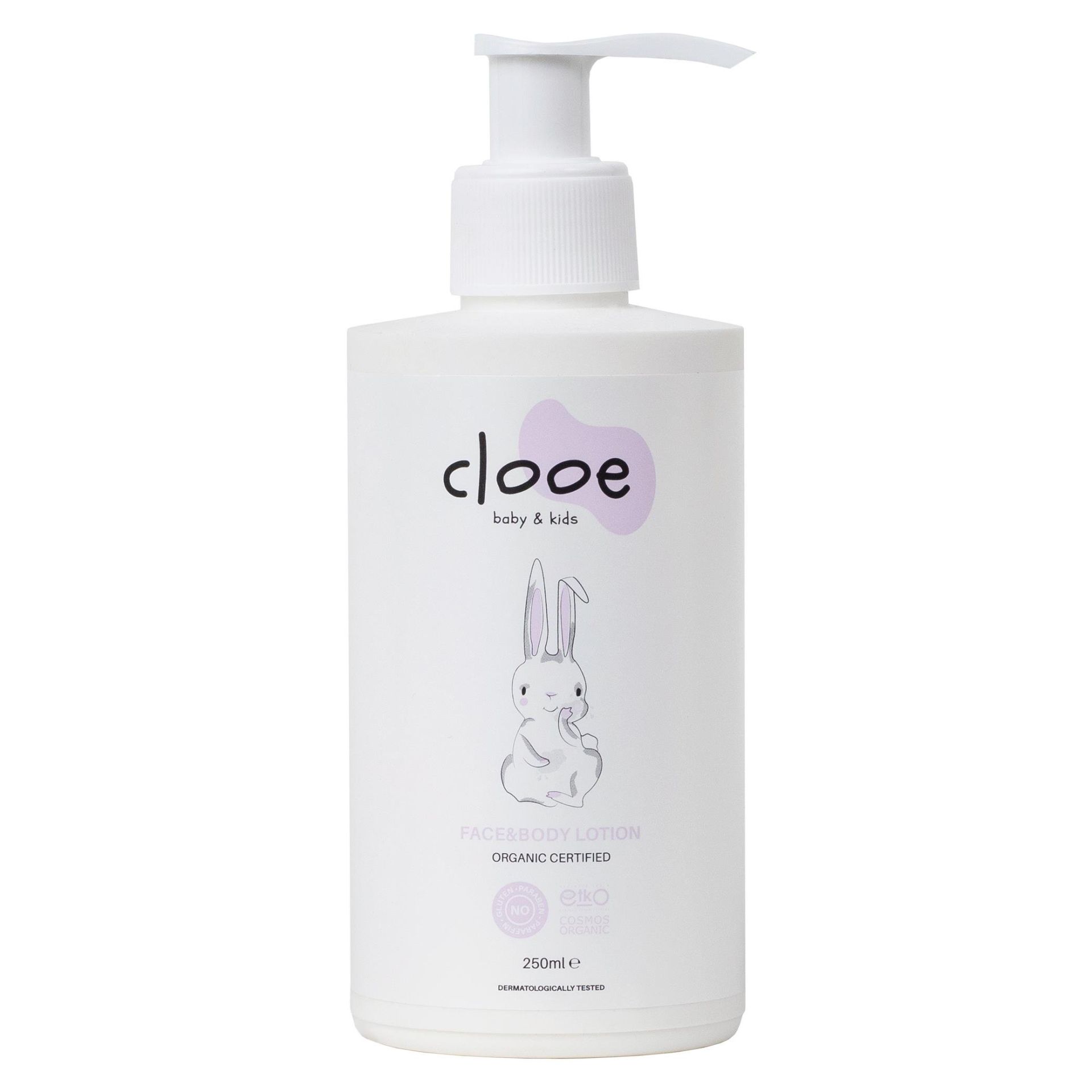 Clooe Organik Sertifikalı Bebek Losyonu 250 ml
