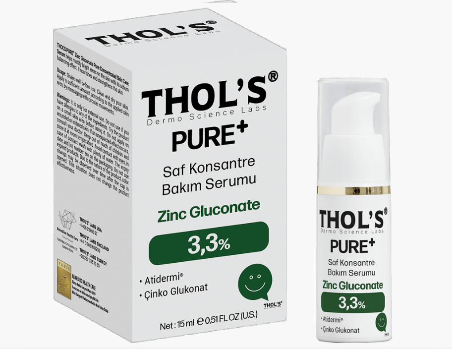Thol's Pure+ Zinc Gluconate 3,3% Bakım Serumu 15 ml