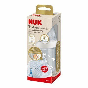 Nuk Nature Sense Isı Göstergeli PP Biberon 260ml -M-