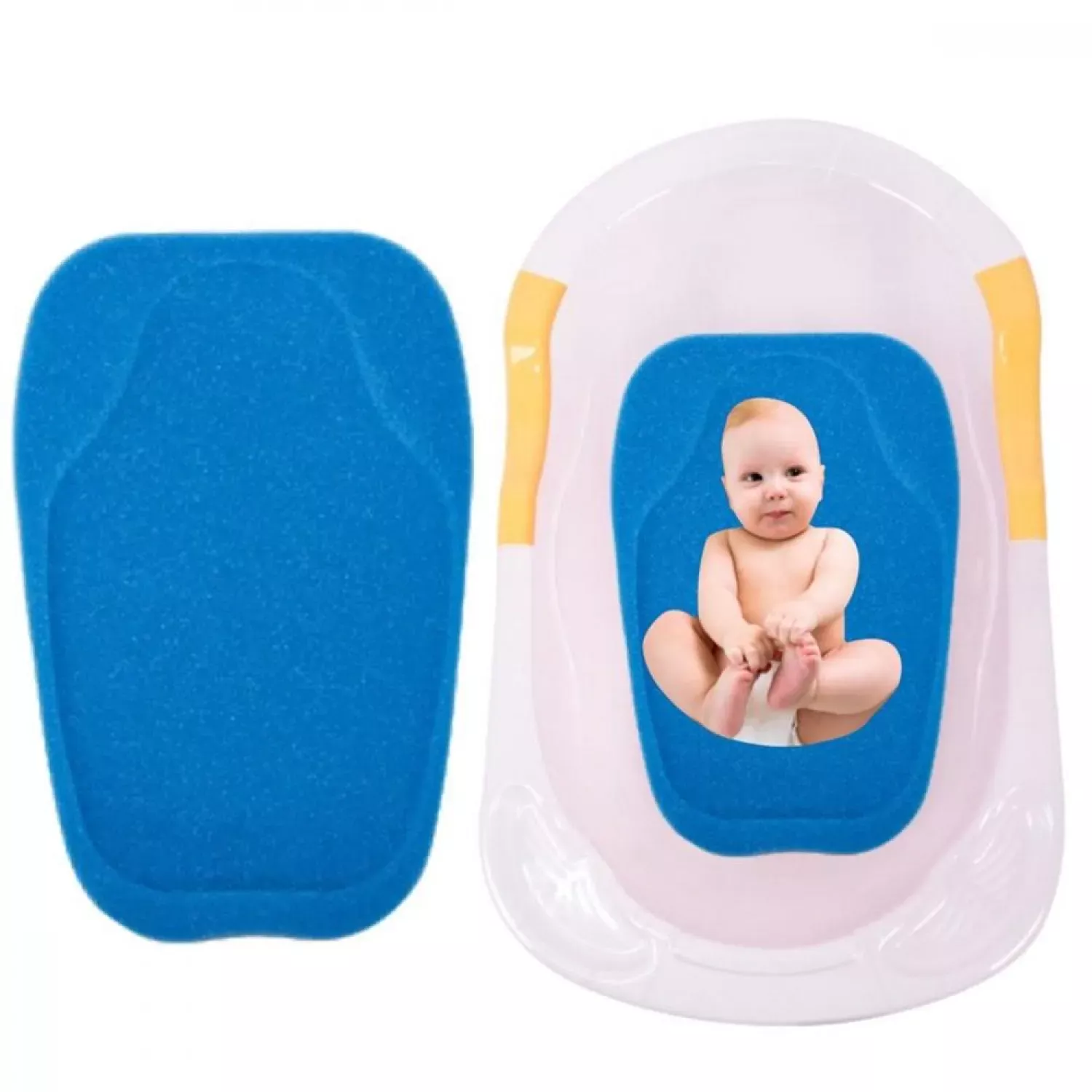 Sevi Bebe Bebek Banyo Küvet Süngeri - Mavi