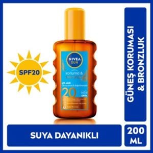 Sundeks SPF 20 Güneş Koruyucu Yağ 200 ml