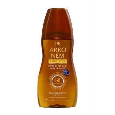 Arko Nem Güneş Bakım Sprey Güneş Yağı SPF4 150 ml