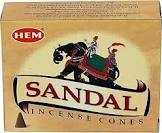 Hem Tütsü Sandal Ağacı Kokulu 10 Konik Tütsü - Sandalo